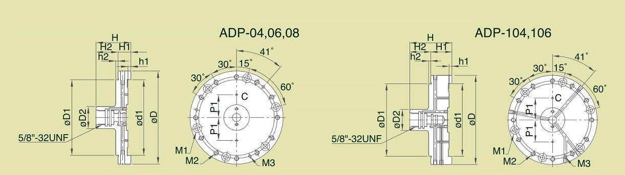 ADP 取り付けプレート